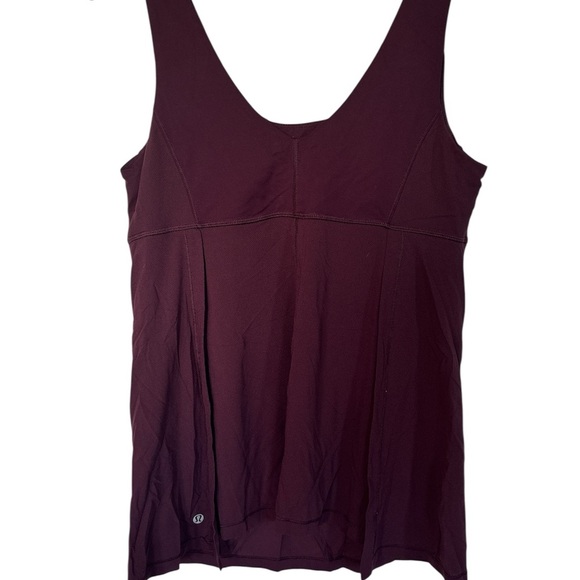 Lululemon Womens Wrappers Delight Tank Bordeaux Drama Top Burgundy Maroon - Picture 4 of 7